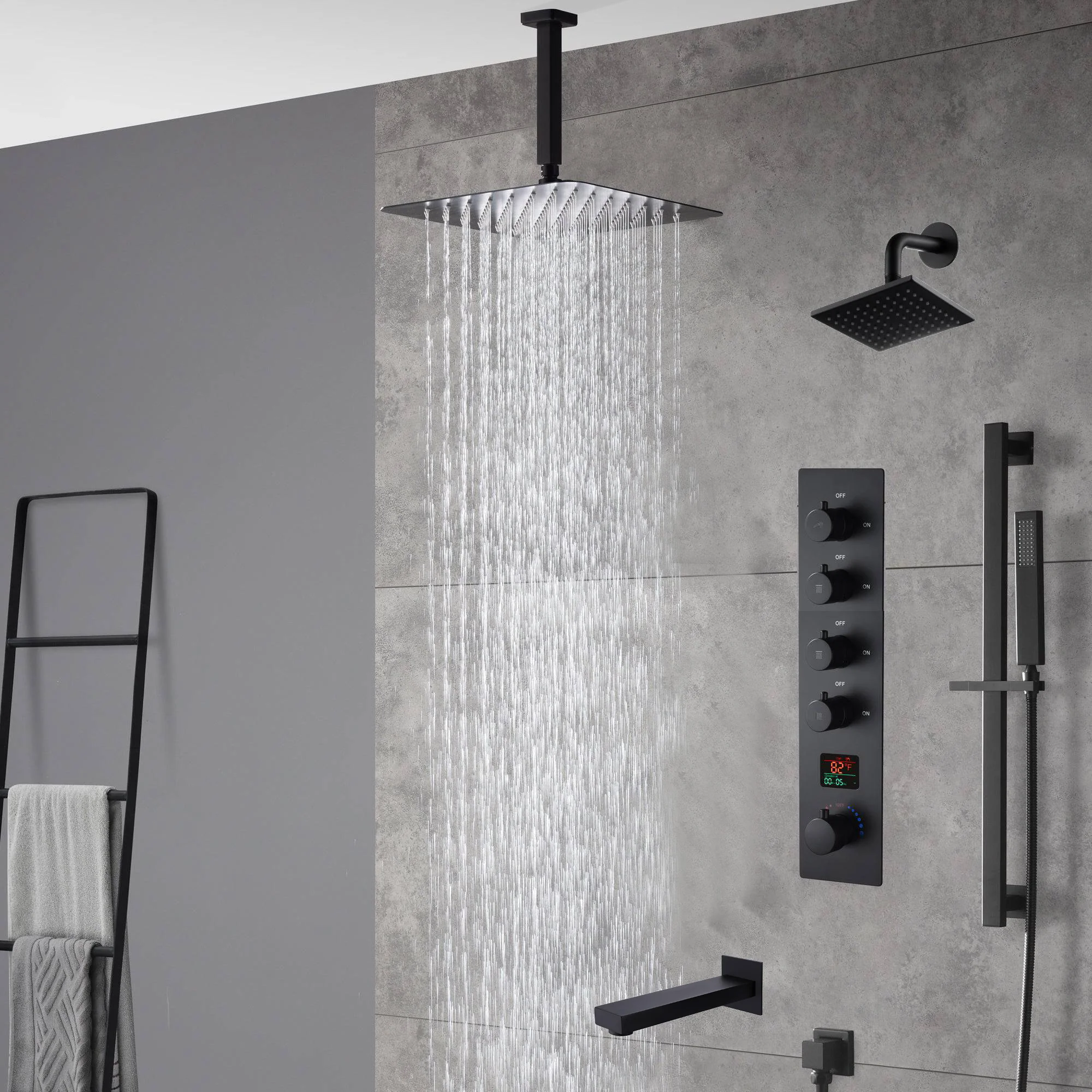 Digital Thermostatic Shower